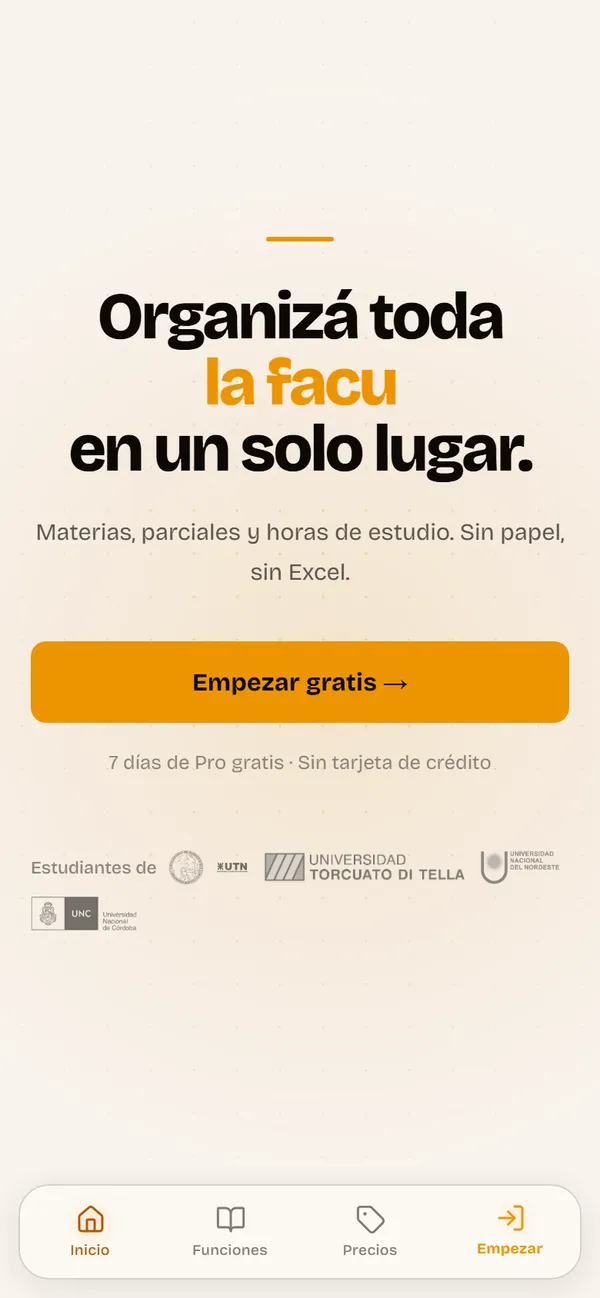 Portada de My Academics en celular